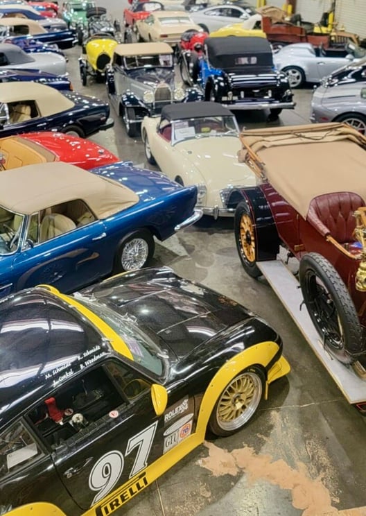 classic car warehouse storage